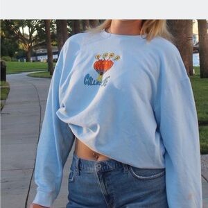 Rook Coffee Blue Graphic Sweatshirt